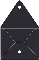 Linen Black Matte Velcro Specialty Envelopes (9 x 11 1/2)