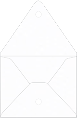 Felt Bright White Matte Velcro Specialty Envelopes (9 x 11 1/2)