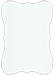 Metallic Aquamarine Bracket Card 3 1/2 x 5 - 25/Pk