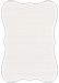 Linen Natural White Bracket Card 3 1/2 x 5 - 25/Pk