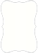 White Pearl Bracket Card 3 1/2 x 5 - 25/Pk