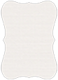 Linen Natural White Bracket Card 5 x 7 - 25/Pk
