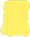 Factory Yellow Folded Bracket Card 3 1/2 x 5 - 10/Pk