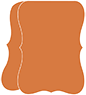 Papaya Folded Bracket Card 5 x 7 - 10/Pk