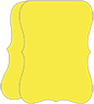 Lemon Drop Folded Bracket Card 5 x 7 - 10/Pk