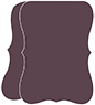 Eggplant Folded Bracket Card 5 x 7 - 10/Pk