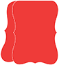 Rouge Folded Bracket Card 5 x 7 - 10/Pk