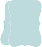 Textured Aquamarine Folded Bracket Card 5 x 7 - 10/Pk