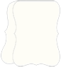 White Gold Folded Bracket Card 5 x 7 - 10/Pk