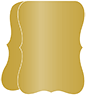 Rich Gold Folded Bracket Card 5 x 7 - 10/Pk
