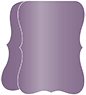 Purple Folded Bracket Card 5 x 7 - 10/Pk