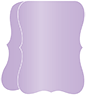 Violet Folded Bracket Card 5 x 7 - 10/Pk