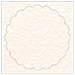 Patina (Textured) Imprintable Scallop Circle Card 4 1/2 Inch - 25/Pk