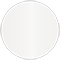 Pearlized White Circle Card 1 1/2 Inch