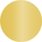 Gold Circle Card 1 1/2 Inch - 25/Pk