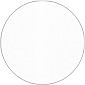 Metallic Snow Circle Card 4 Inch - 25/Pk