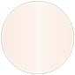 Coral metallic Circle Card 4 Inch - 25/Pk