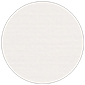 Linen Natural White Circle Card 4 Inch - 25/Pk