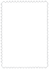 Crest Solar White Scallop Card 4 1/4 x 5 1/2