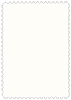 Crest Natural White Scallop Card 4 1/4 x 5 1/2 - 25/Pk
