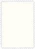 Textured Bianco Scallop Card 4 1/4 x 5 1/2