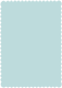 Textured Aquamarine Scallop Card 4 1/4 x 5 1/2 - 25/Pk