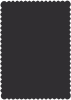 Black Scallop Card 4 1/4 x 5 1/2 - 25/Pk