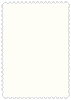 White Gold Scallop Card 4 1/4 x 5 1/2 - 25/Pk