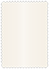 Pearlized Latte Scallop Card 4 1/4 x 5 1/2