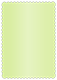 Sour Apple Scallop Card 4 1/4 x 5 1/2 - 25/Pk