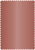 Red Satin Scallop Card 4 1/4 x 5 1/2 - 25/Pk