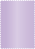 Violet Scallop Card 4 1/4 x 5 1/2