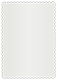 Silver Scallop Card 4 1/4 x 5 1/2 - 25/Pk