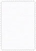 Linen Solar White Scallop Card 4 1/4 x 5 1/2 - 25/Pk