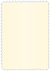Gold Pearl Scallop Card 4 1/4 x 5 1/2