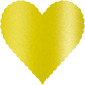 Green Silk Scallop Heart Card 4 Inch