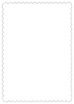 Crest Solar White Scallop Card 5 x 7 - 25/Pk