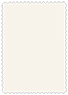 Beige Scallop Card 5 x 7 - 25/Pk