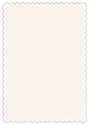 Beige Scallop Card 5 x 7 - 25/Pk