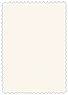 Textured Cream Scallop Card 5 x 7 - 25/Pk