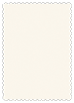 Textured Cream Scallop Card 5 x 7
