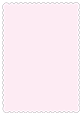 Pink Feather Scallop Card 5 x 7 - 25/Pk