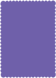 Amethyst Scallop Card 5 x 7 - 25/Pk