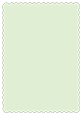 Green Tea Scallop Card 5 x 7 - 25/Pk