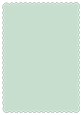 Tiffany Blue Scallop Card 5 x 7 - 25/Pk