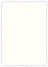 White Gold Scallop Card 5 x 7 - 25/Pk