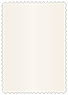 Pearlized Latte Scallop Card 5 x 7 - 25/Pk