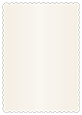 Pearlized Latte Scallop Card 5 x 7