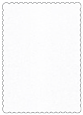 Metallic Snow Scallop Card 5 x 7 - 25/Pk