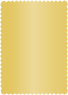 Gold Scallop Card 5 x 7 - 25/Pk